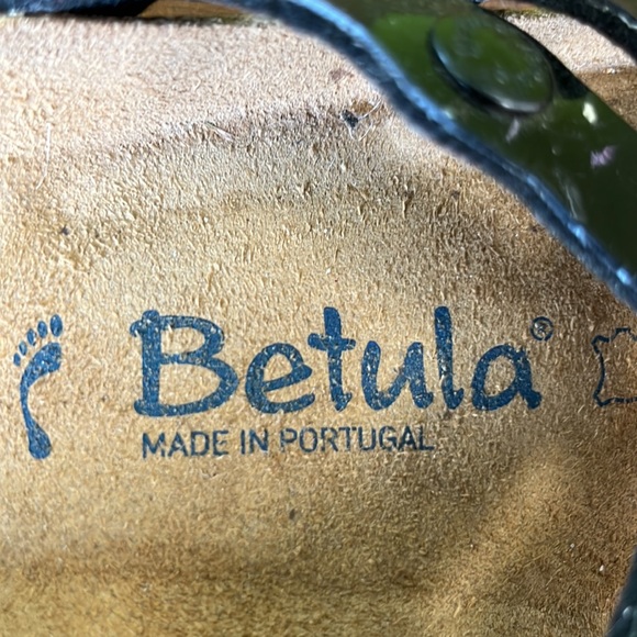 Birkenstock Betula Women’s Black Patent Strap Sandal Size EU 40 US 9 - Picture 4 of 6